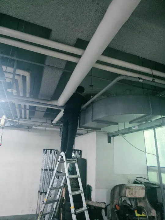 골프장 하수배관 고압세척 고소작업